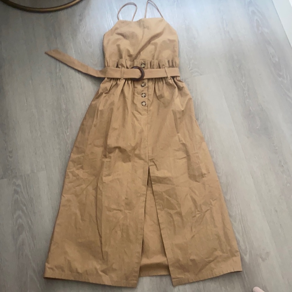 Zara khaki dress.